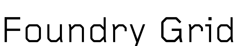 Foundry Gridnik Regular Font Download Free